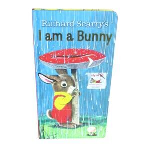 Richard Scarry’s I Am a Bunny Golden Book Hardcover Classic Children Story 1991